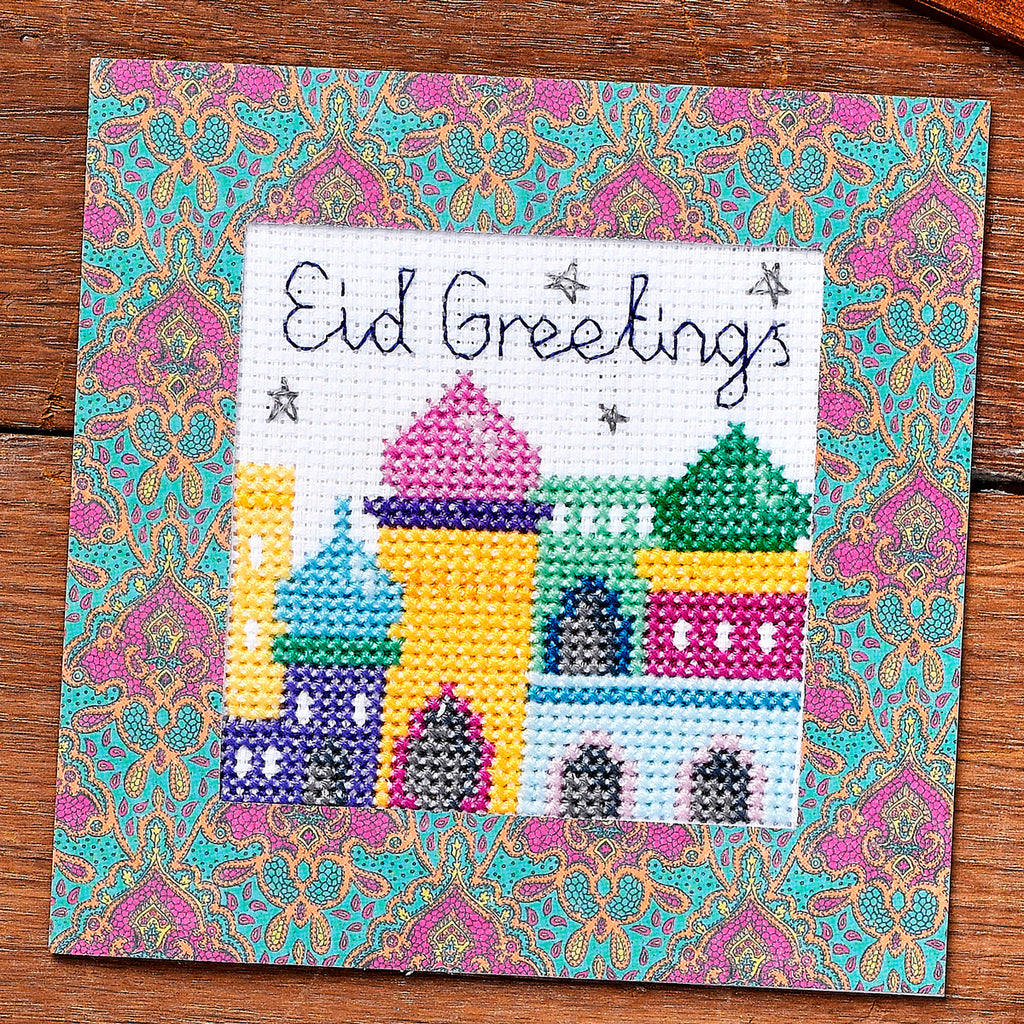 Eid al-Fitr Greetings Cards and Tags Cross Stitch PDF Patterns