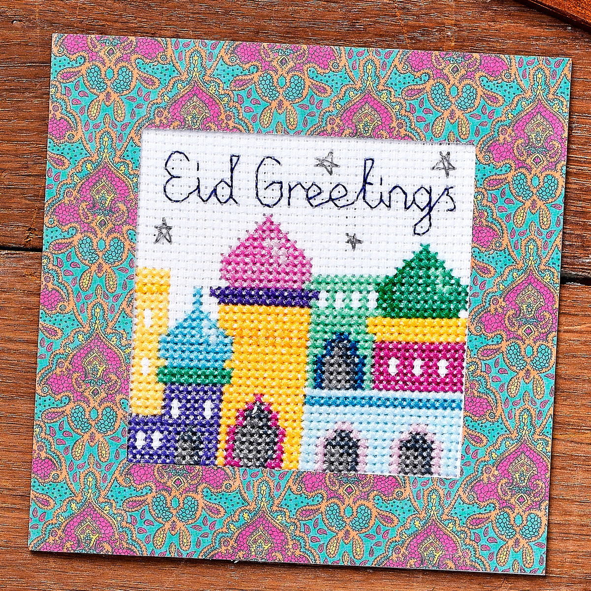 Eid al-Fitr Greetings Cards and Tags Cross Stitch PDF Patterns