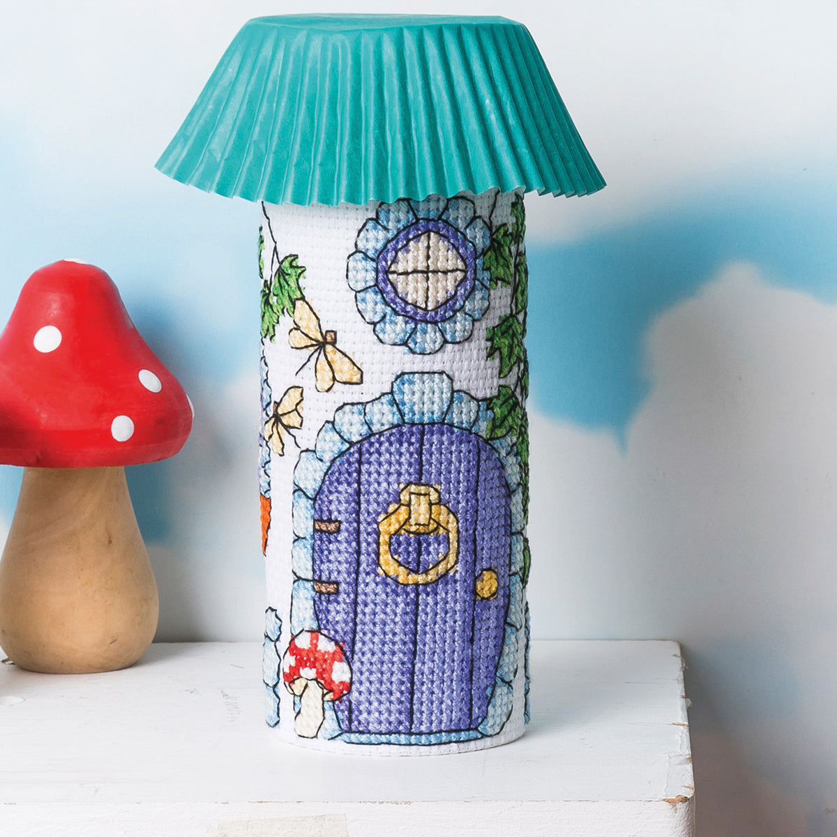 3D Fairy Houses Cross Stitch PDF Patterns