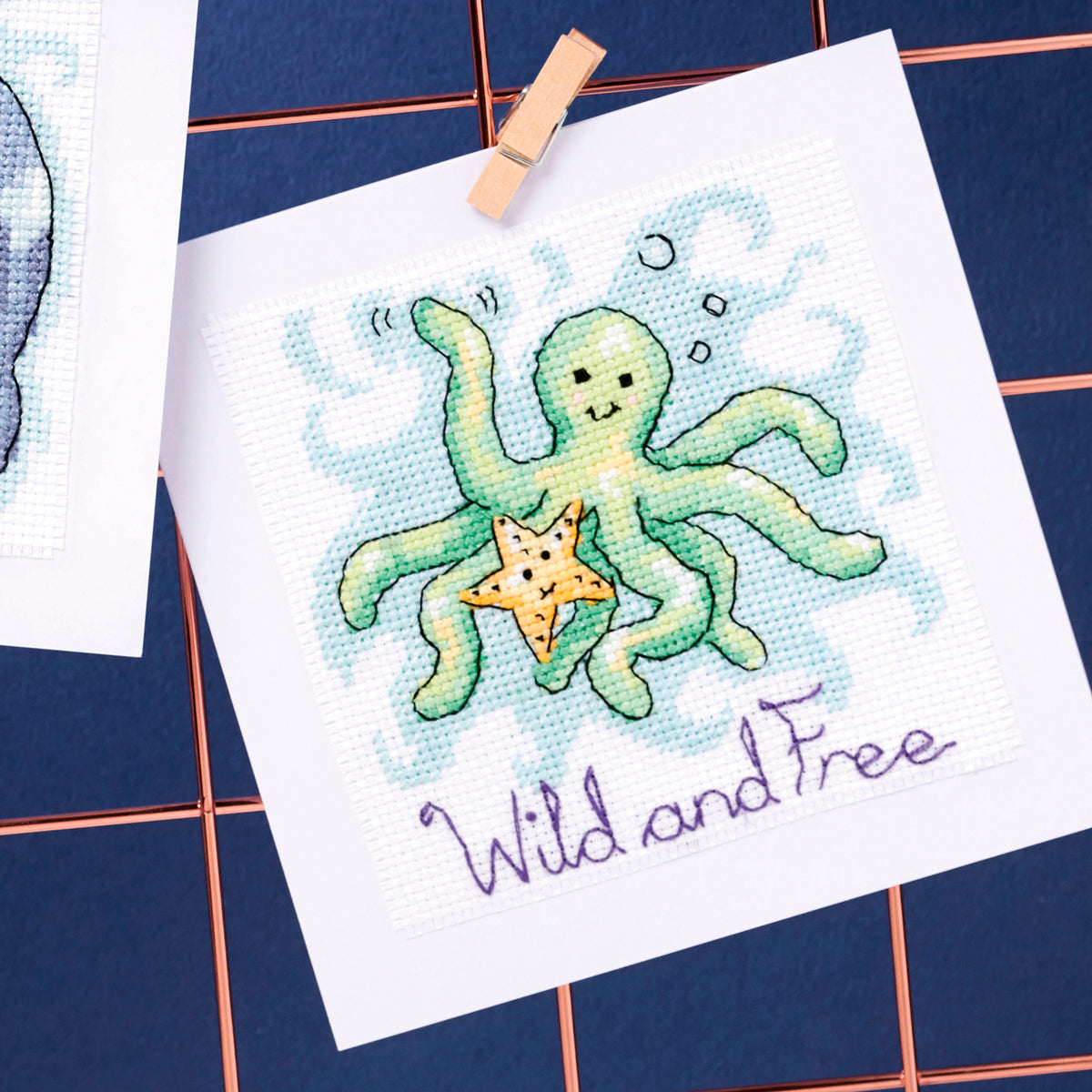 Sea Animal Cards Cross Stitch PDF Patterns