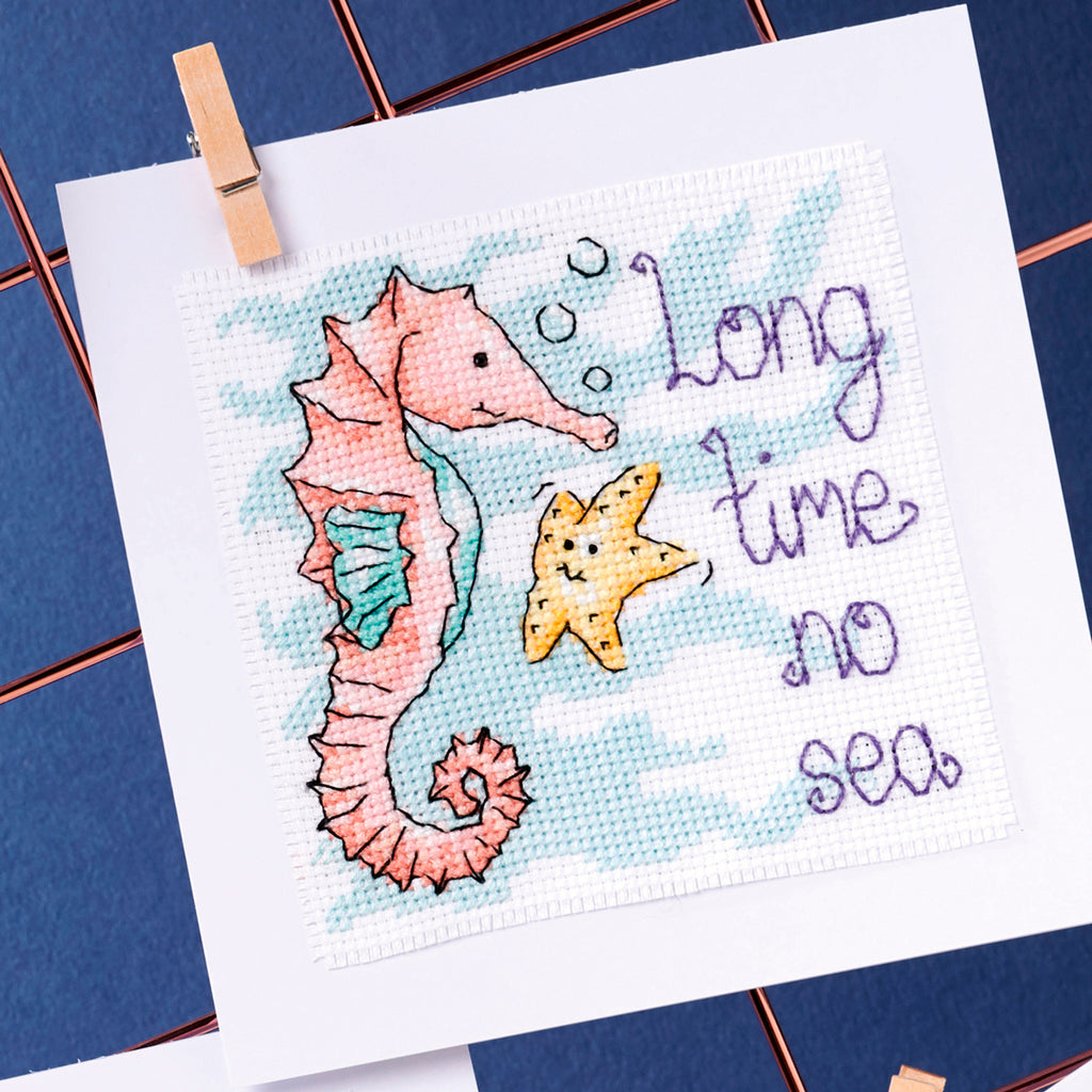 Sea Animal Cards Cross Stitch PDF Patterns
