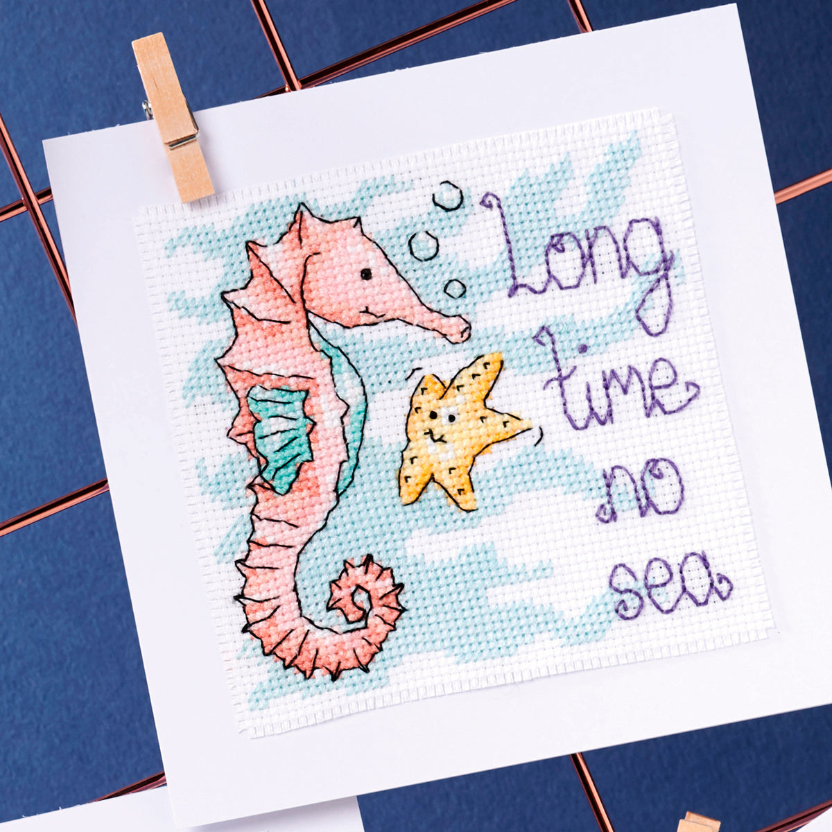 Sea Animal Cards Cross Stitch PDF Patterns
