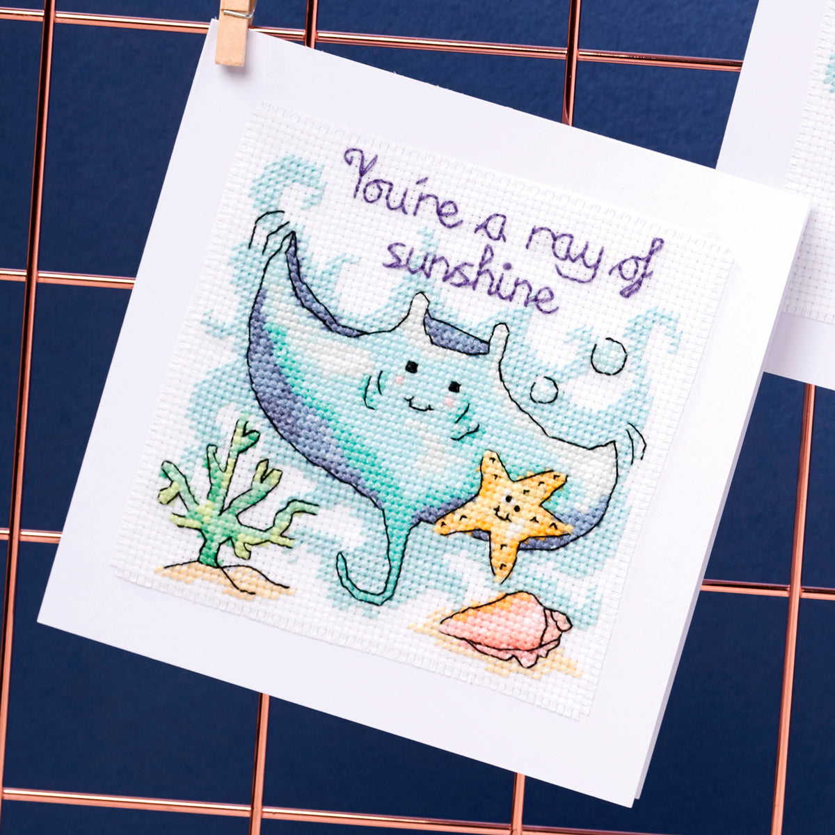 Sea Animal Cards Cross Stitch PDF Patterns