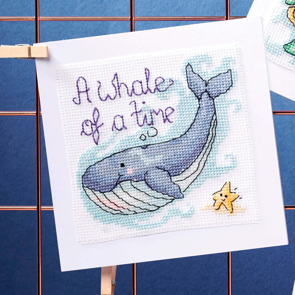 Sea Animal Cards Cross Stitch PDF Patterns