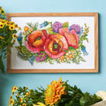 Poppy Picture Cross Stitch PDF Pattern