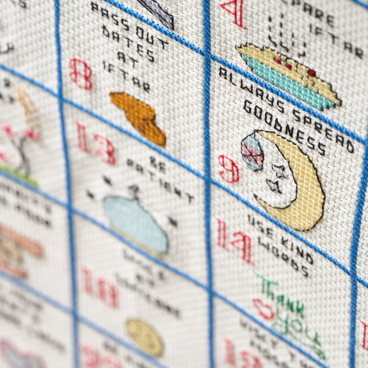 Ramadan Calendar Cross Stitch PDF Patterns