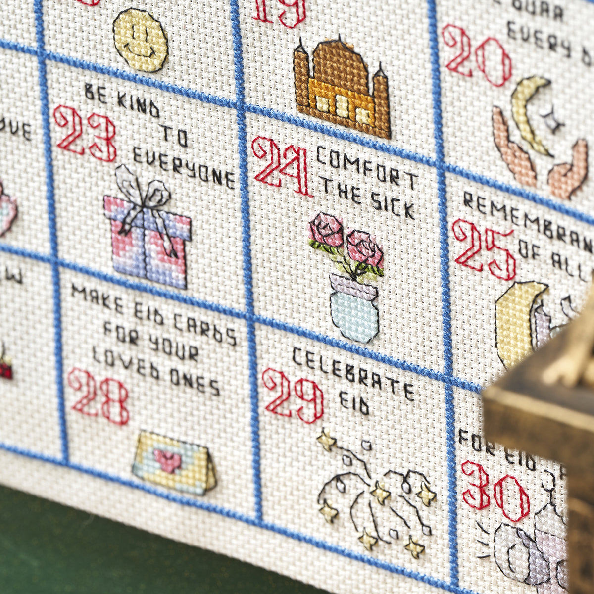 Ramadan Calendar Cross Stitch PDF Patterns