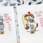 Wedding Cards Cross Stitch PDF Pattern