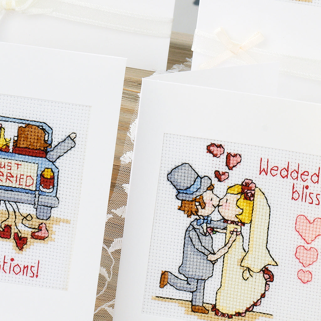 Wedding Cards Cross Stitch PDF Pattern