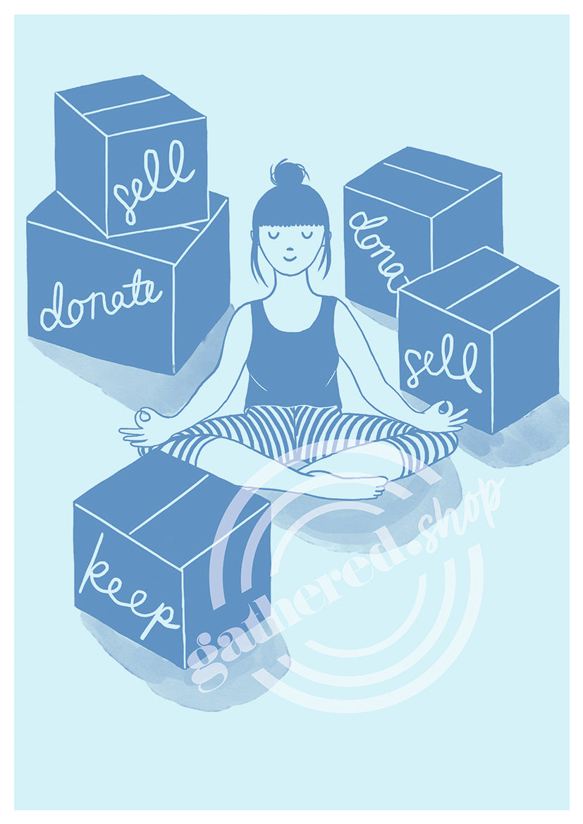 'Declutter' Digital Art Print PDF by Matilda Smith