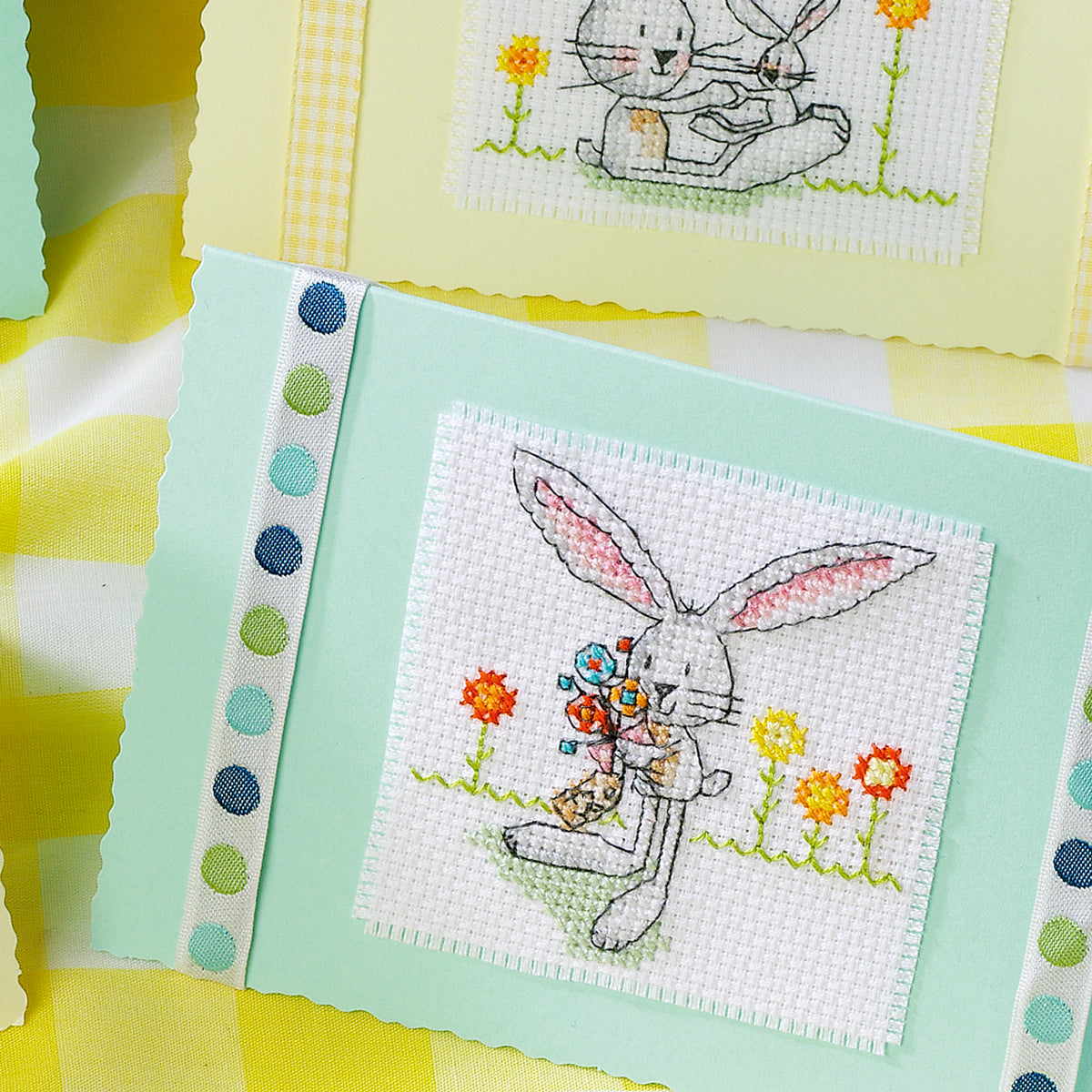 Easter Bunny Cards Cross Stitch PDF Pattern