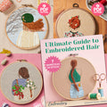 3D Embroidered Hair Pattern & ebook Bundle PDF
