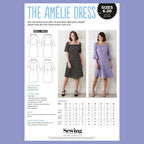 Amelie Dress Sewing Pattern PDF