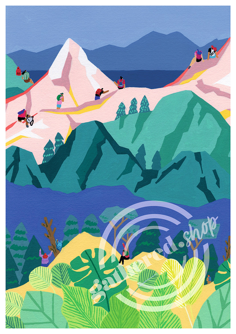 'Escapism' Art Print PDF by Joanne Ho