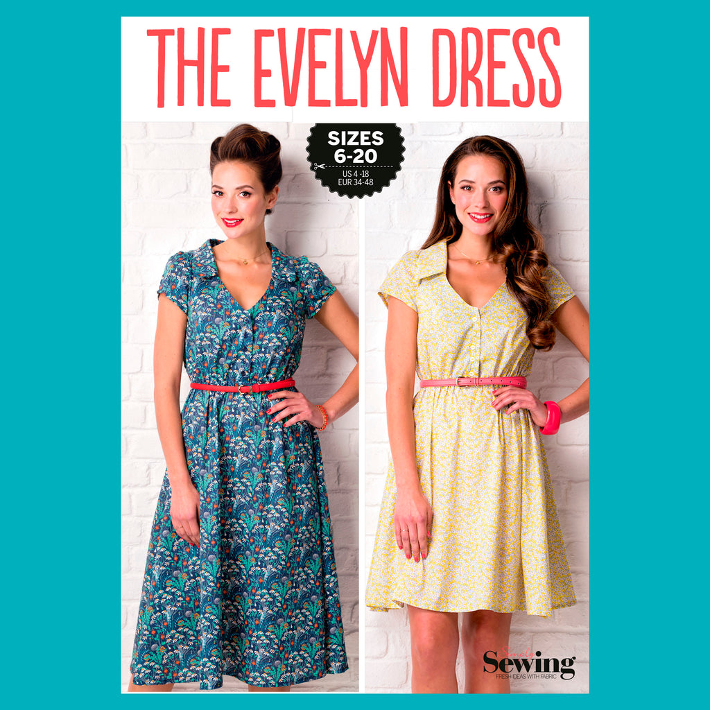 Evelyn Dress Sewing Pattern PDF