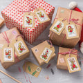 Christmas Robin Gift Tags Cross Stitch PDF Patterns