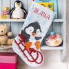 Penguin Stocking Cross Stitch PDF Pattern