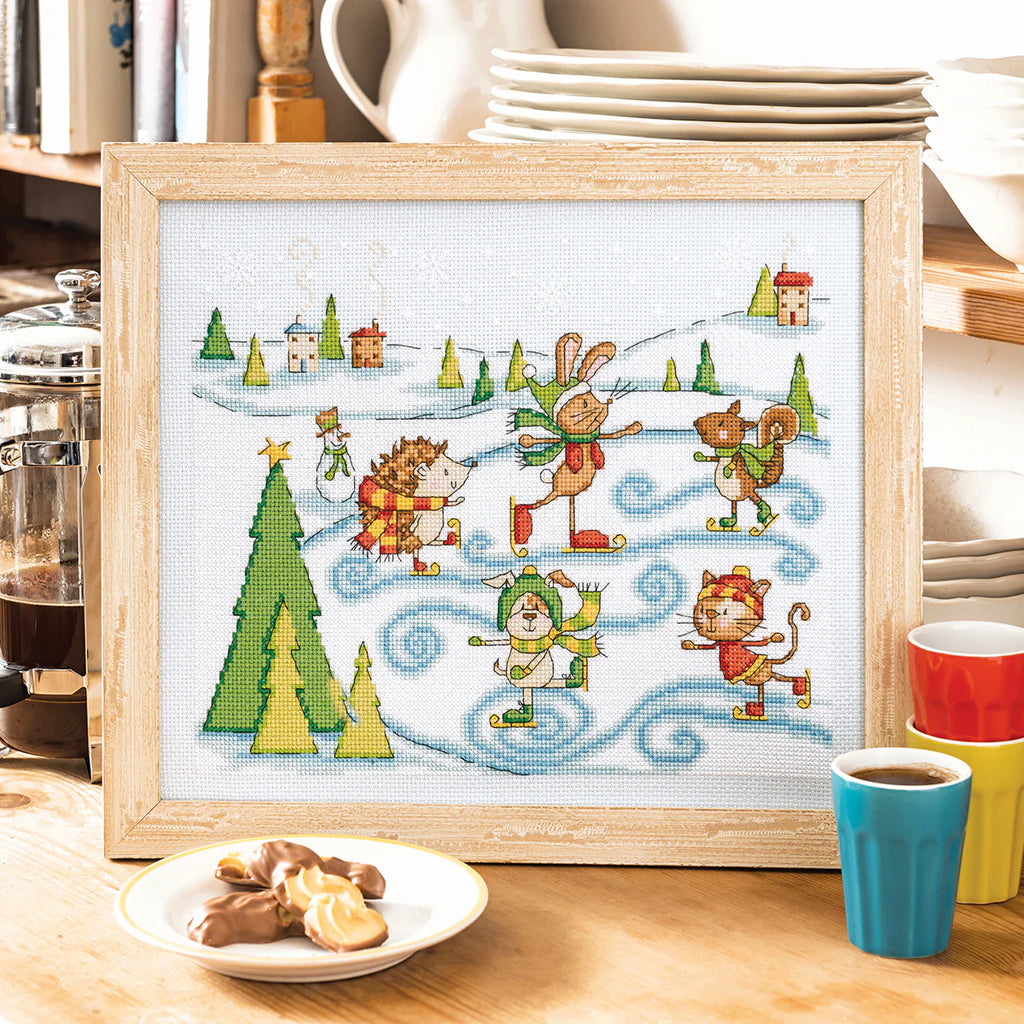 Winter Animals Christmas Cross Stitch By Durene Jones Bundle PDF