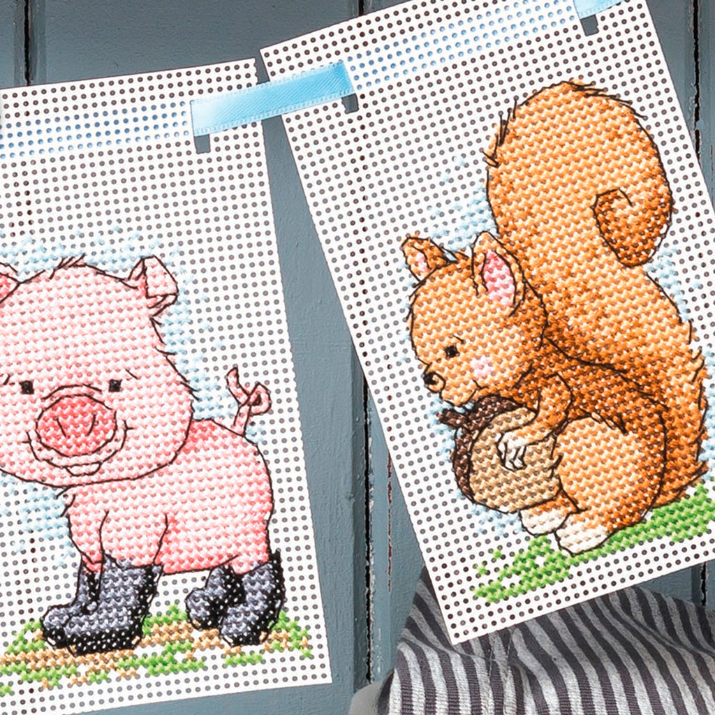 Animal Bunting Cross Stitch PDF Pattern