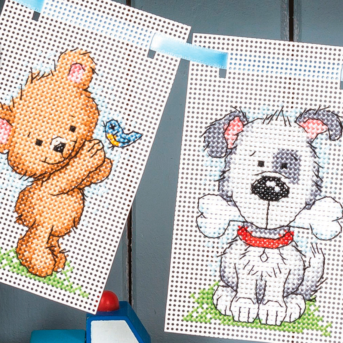 Animal Bunting Cross Stitch PDF Pattern