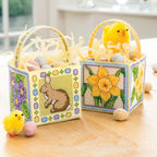 3D Easter Baskets Cross Stitch PDF Patterns