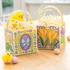 3D Easter Baskets Cross Stitch PDF Patterns