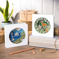 Paper Cut Pictures 3D Cross Stitch PDF Pattern