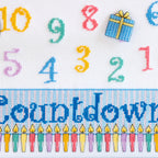 Birthday Countdown Cross Stitch PDF Pattern