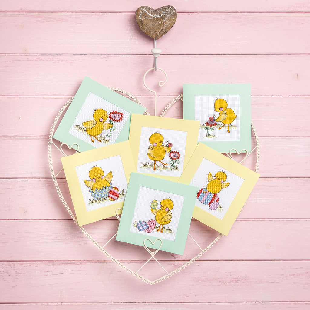 Easter Chick Cards Cross Stitch PDF Patterns