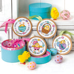 Easter Chick Tags Cross Stitch PDF Pattern