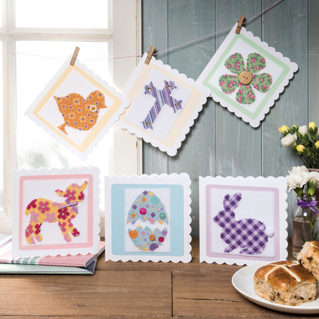 Easter Silhouettes Cross Stitch PDF Patterns