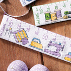 Fabric Ruler Cross Stitch PDF Pattern
