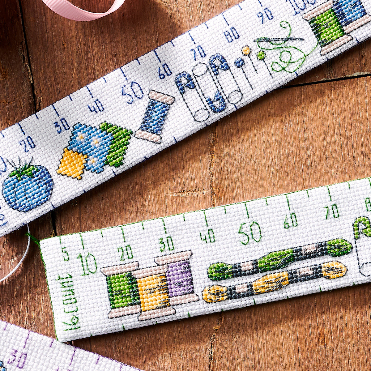 Fabric Ruler Cross Stitch PDF Pattern