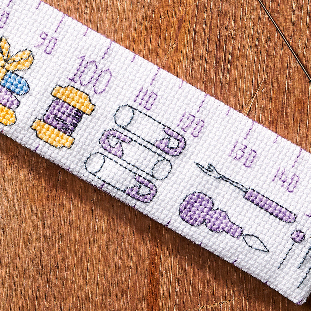 Fabric Ruler Cross Stitch PDF Pattern