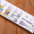 Fabric Ruler Cross Stitch PDF Pattern