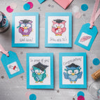 Graduation Owls Cross Stitch PDF Pattern