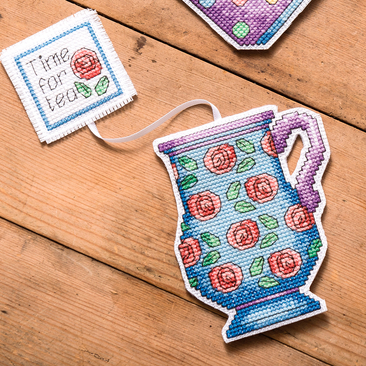 Teacup Bookmarks Cross Stitch PDF Pattern
