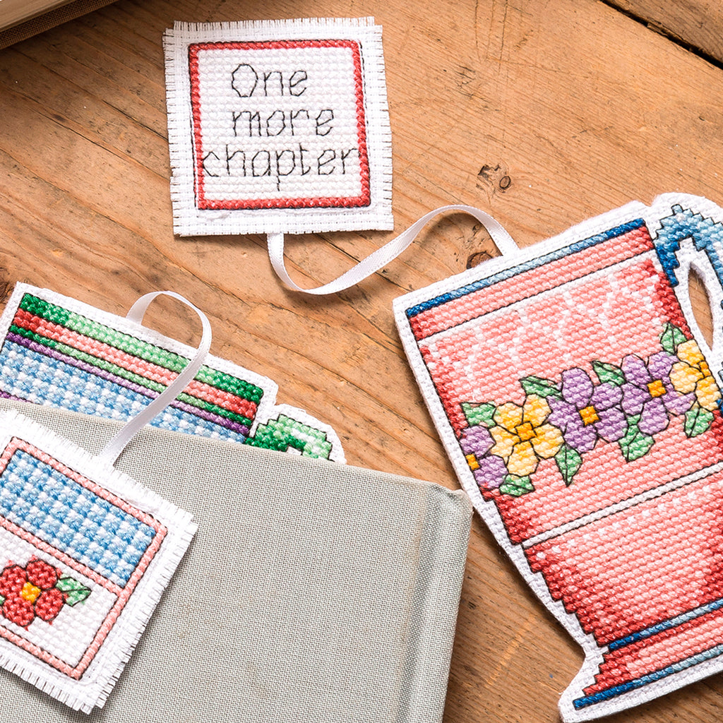 Teacup Bookmarks Cross Stitch PDF Pattern