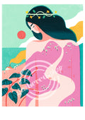 'How to befriend a mountain' Digital Art Print PDF by Geraldine Sypiecco