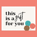 Gathered gift card