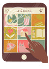 'Insta Inspiration' Digital Art Print PDF Template by Matilda Smith