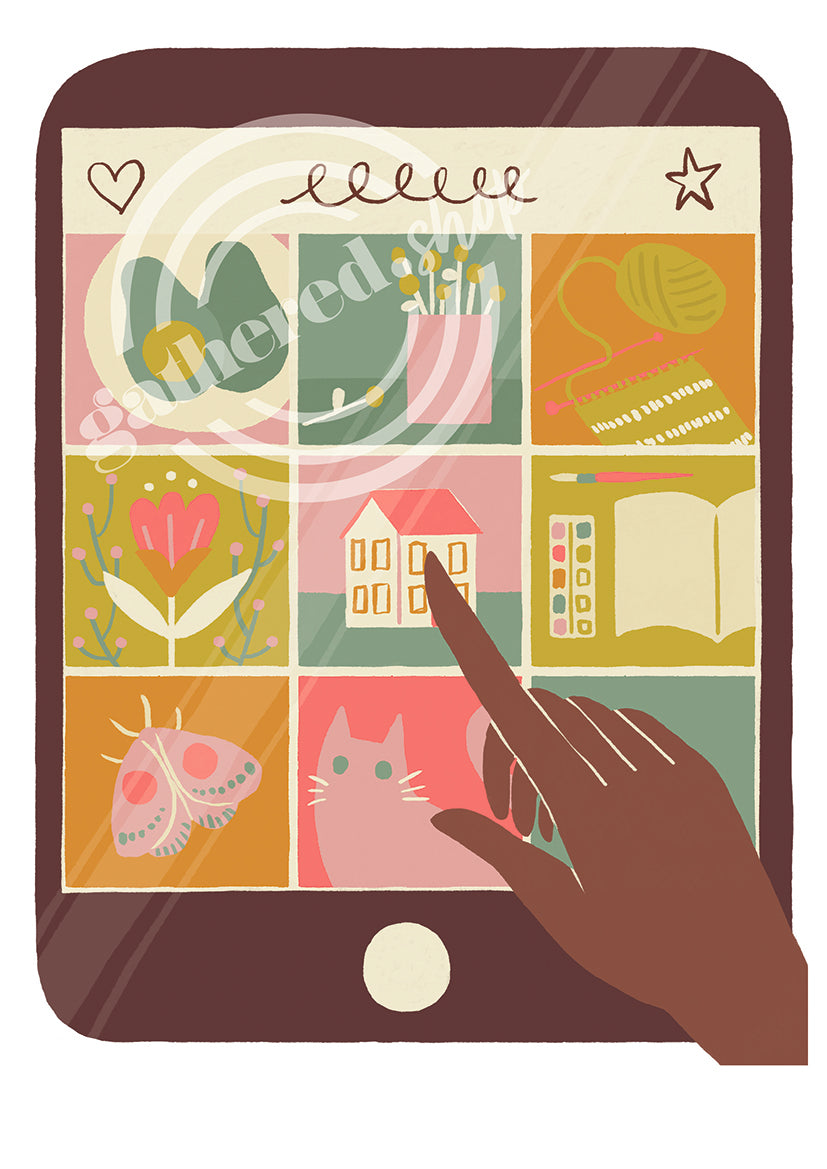 'Insta Inspiration' Digital Art Print PDF Template by Matilda Smith