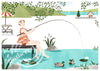 'Catch of the day' Digital Art Print PDF by Mateja Kovac