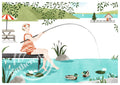'Catch of the day' Digital Art Print PDF by Mateja Kovac