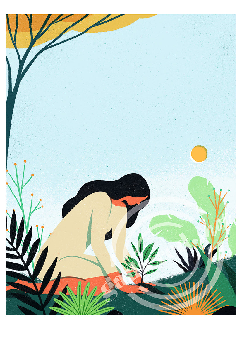 'Space to grow' Digital Art Print PDF by Geraldine Sypiecco