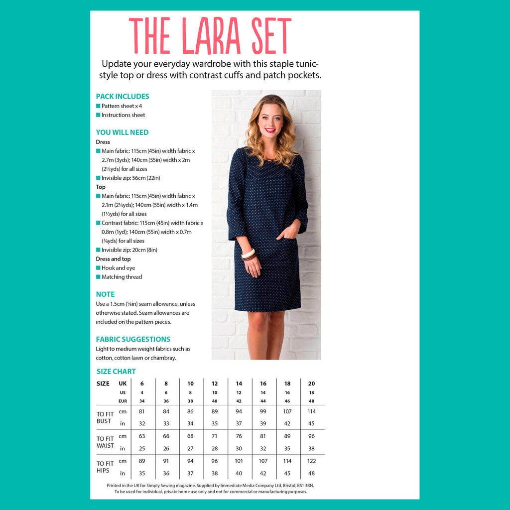 Lara Set Sewing Pattern PDF