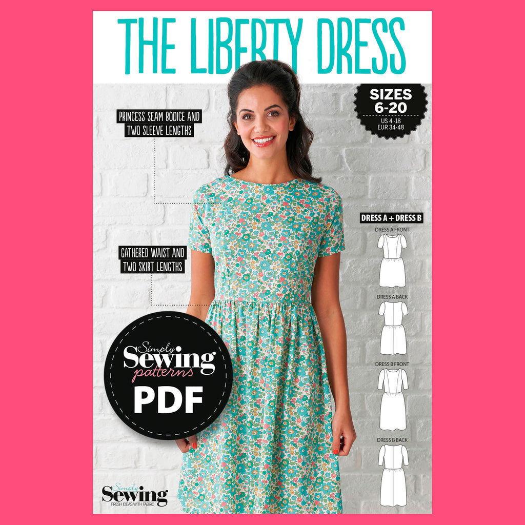 Liberty Dress Sewing Pattern PDF