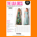Lola Dress Sewing Pattern PDF