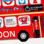 London Bus Cross Stitch PDF Pattern