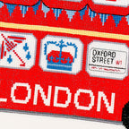 London Bus Cross Stitch PDF Pattern